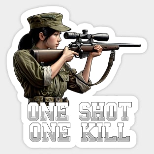 Sniper Girl Sticker